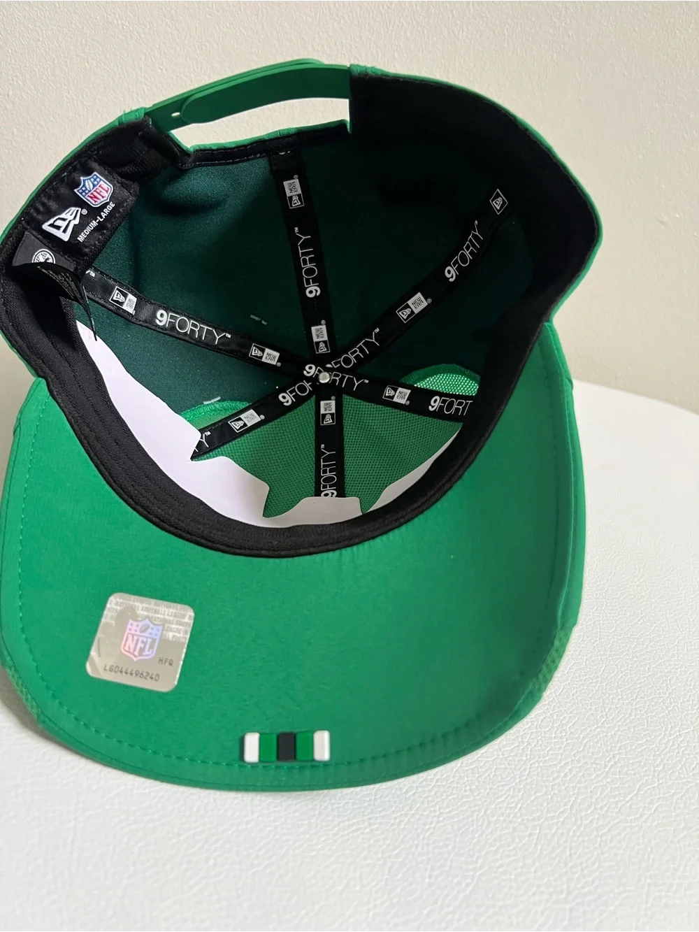Philadelphia Eagles Green New Era 9FORTY Stretch-Snap Hat NEW!!